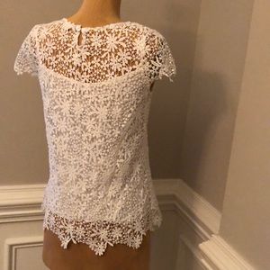 VILA Tops - Villa Milano white lace shirt and camisole VILA Tops - Villa Milano white lace shirt and camisole